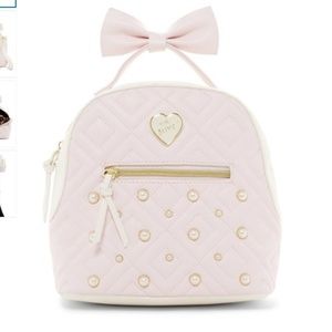 Betsey Johnson Chevron Quilted Backpack